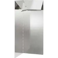 vidaXL Schneckenzaun 10 x 10 x 25 cm Edelstahl Silber