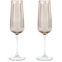 Leopold Vienna Champagnerflöte Corvina Braun 240 ml (2er Set)