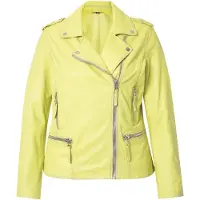 Angel of Style Lederjacke in limettengrün | Gr.: 54