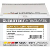 Servoprax Cleartest Noro-Rota-Adeno-Astrovirus, 5 Teste St Kombipackung