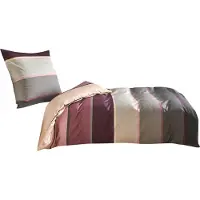 TRAUMSCHLAF Mako-Satin Bettwäsche Orlando 200x220 cm + 2x 80x80 cm rose