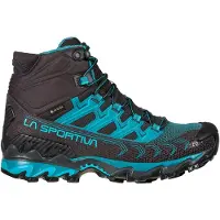 La Sportiva Ultra Raptor II Mid Woman GTX, Mountain Hiking Schuhe Mid Cut, Damen - , Größe:4.5 UK / 37.5, Farbe:G00B24-Carbon/Topaz