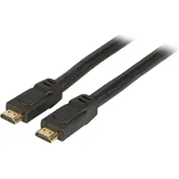 EFB Elektronik HighSpeed HDMI+ Kabel with Ethernet 4K60Hz A-A St-St, 7,5m, schwarz Unterstützt Ultra HD / 4K 60Hz V