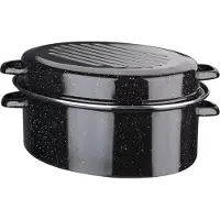 GSW Emaillierter Stahl-Auflaufform – – Daubiere Email – 32 cm – Oval – Induktion