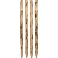 Dobar Zaunpfosten "Holzpfosten für Staketenzaun, ØxH: 9x120 cm" aus robustem, ungeschältem Haselnussholz