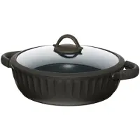 Resto Kitchenware Bräter "Ascella, Schmortopf antihaftbeschichtet und spülmaschinenfest" 2 Stk. tlg. Aluminiumguss