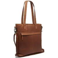 Chesterfield Umhängetasche Laptoptasche mit Laptopfach Nunavik Shopper Cognac braun