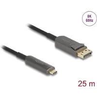 DeLOCK Aktives Optisches Kabel USB Type-C zu DisplayPort 8K