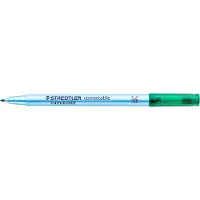 Staedtler Lumocolor 305, Medium, 1 Farben, Grün, 1 mm, Polypropylen (PP), Tinte auf Wasserbasis