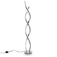 Hofstein Macari »Macari« LED Stehleuchte aus Aluminium/Kunststoff in Chromfarben/klar