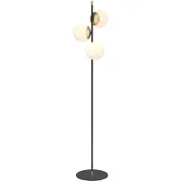 Maytoni Stehleuchte Nostalgia in Gold-matt E14 3-flammig