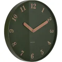 Karlsson - Wanduhr Amena - Grün - 40x40x40cm