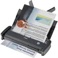 Canon imageFORMULA P-215II, 216 x 1000 mm, 600 x 600 DPI, 24 Bit, Scanner mit Vorlageneinzug, Schwarz, Grau, CMOS CIS