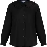 Dreimaster Damen Bluse in Schwarz | Gr.: L