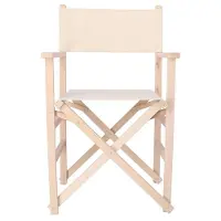 Wellhome Regiestuhl Aus Fertigem Buchenholz Ohne Lack 51.5x46x86 Cm