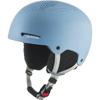 Alpina Skihelm Zupo Kinder Smoke/Blue Matt-48 - 52 cm