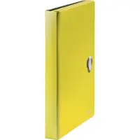 Leitz Dokumentenmappe Recycle, A4, bis 250 Blatt, 5 Fächer & Ablagefach, blickdicht, 100 % recycelbar, Blauer Engel, Kunststoff, gelb