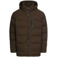 Camel active Winterjacke braun gepolstert einzelne Brusttasche