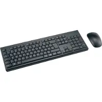 Kensington Tastatur und Maus Set KM150 EQ, kabellos, QWERTZ, versiegelte Membran, Maus mit 1200 dpi, PCR, schwarz