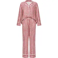 Hunkemoller Pyjamaset Twill Rot