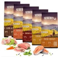 Seberus getreidefrei Hundefutter Probepackungen | Fresh Salmon 3 kg