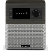 Sonoro STREAM, Internet, DAB, DAB+, FM, TFT, 6,1 cm (2.4"), 802.11a, 802.11b, 802.11g, Wi-Fi 4 (802.11n), Schwarz, Silber