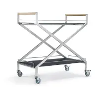 Solpuri Trolley one Bar trolley Edelstahl/White