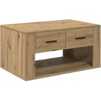 vidaXL Couchtisch Artisan-Eiche 80 x 50 x 40 cm Holzwerkstoff
