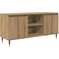 vidaXL TV-Schränk 104 x 35 x 50 cm Artisan-Eiche Holzwerkstoff