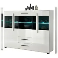 Furn.Design Highboard in weiß Hochglanz Kommode 160 x 126 cm Design-D