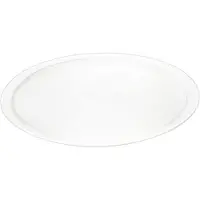 Wilmax Pizzateller 35.5 cm aus Porzellan, Weiß, 3er Set