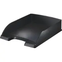 Leitz 52540094, Polystyrene, Schwarz, A4, Briefumschlag, Brief, Hinweis, Papier, 255 x 357 x 70 mm, 280 g