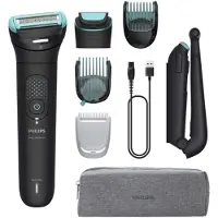 Philips Body Groomer - 2D-Flex-Scherkopf und duales Trimm-/Rasiersystem - BG7480/15