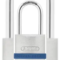 ABUS Vorhangschloss 5/40 Silver RockTM hoher Bügel -