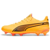 Puma Herren Fussballschuhe King Ultimate FG/AG - 107563, Farbe:Orange, Herren Schuhe:44