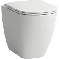 Laufen LUA Stand-Tiefspül-WC, Abgang: waagerecht oder senkrecht, 360x520mm, H8230814000001, Farbe: Weiß mit LCC