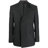 Prada - Double-Breasted Wool Jacket - Größe 50 - grau