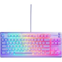 SteelSeries Apex 3 TKL Gaming-Tastatur Kabelgebunden US QWERTY RGB IP32 Lavendel