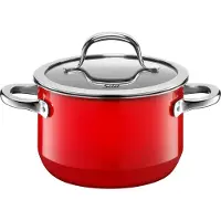 WMF Fleischtopf "Passion red, Kochtopf Induktion schneid- und kratzfest" Silargan