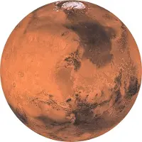 Komar Vliestapete "Vlies selbstklebend - Mars - Größe 125 x 125 cm" bedruckt glatt Wohnzimmer, Schlafzimmer