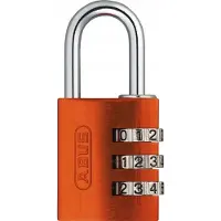 ABUS 724/30 Orange Zahlenschloss für Fitnessstudio