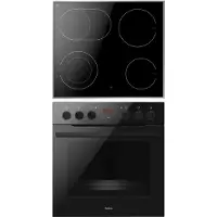 Amica EHCX 933 200 S, Zonen-Induktionskochfeld, 4 Zone(n), Glaskeramik, Schwarz, Drehregler, 52,5 cm