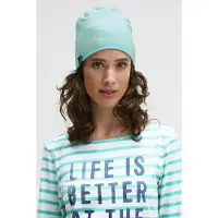 SOCCX Beanie mit Rollsaum