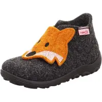 Superfit Happy Octi Hausschuhe, Grey/Orange, 22