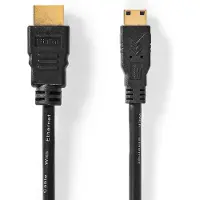 Nedis High Speed ​​HDMI  Kabel mit Ethernet | HDMI Stecker | HDMI Mini Stecker | 4K@30Hz | 10.2 G