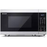 Sharp Home Appliances YC-MG81E-S, Arbeitsplatte, Grill-Mikrowelle, 28 l, 900 W, Eingebautes Display, Berührung