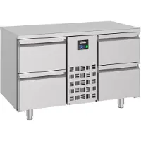CombiSteel Gastro Edelstahl Kühltisch Kühltheke -2/+8°C 4 Schubladen 310 L