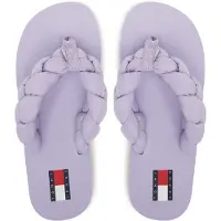 Tommy Hilfiger Zehentrenner Braided Thong Beach Sandal EN0EN02877 Violett 37