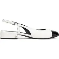 Michael Kors Perla Flex Sling Flat Optic White Größe: 38 | Ballerinas Outlet | Damen | Weiß