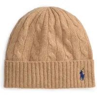 Ralph Lauren für Damen. 455981442004 Braune Mütze aus Wolle und Kaschmir (OSFA), Beige, Lässig, Cachemir